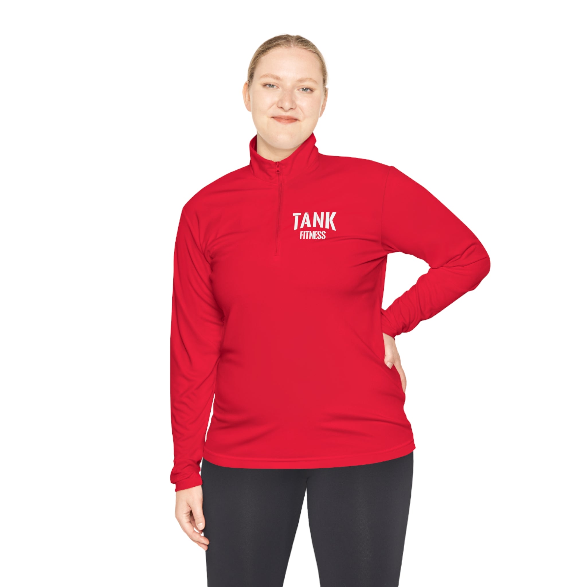 Tank Fitness Unisex Quarter-Zip Pullover