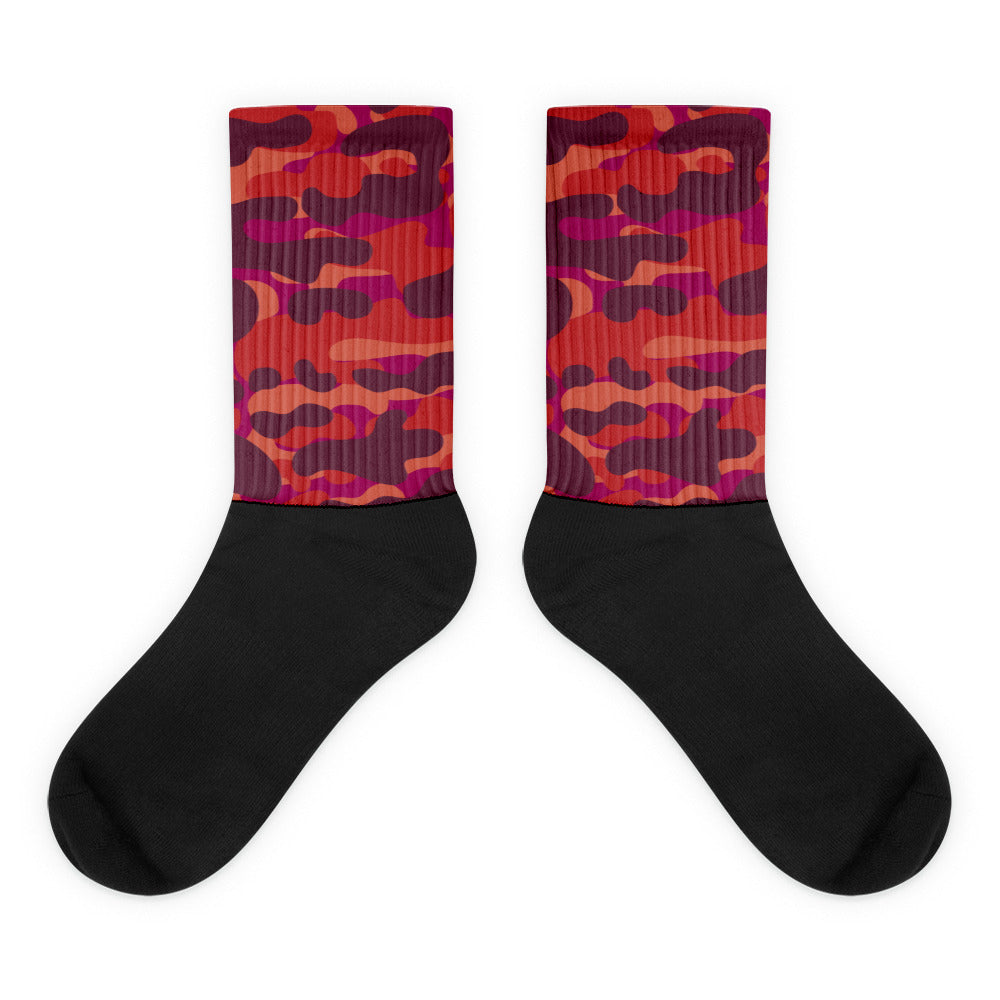 Socks Red Camo