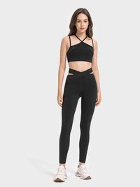 Double-Strap Cropped Sports Cami