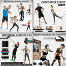 13-Pcs Resistance Band Home Workout Set